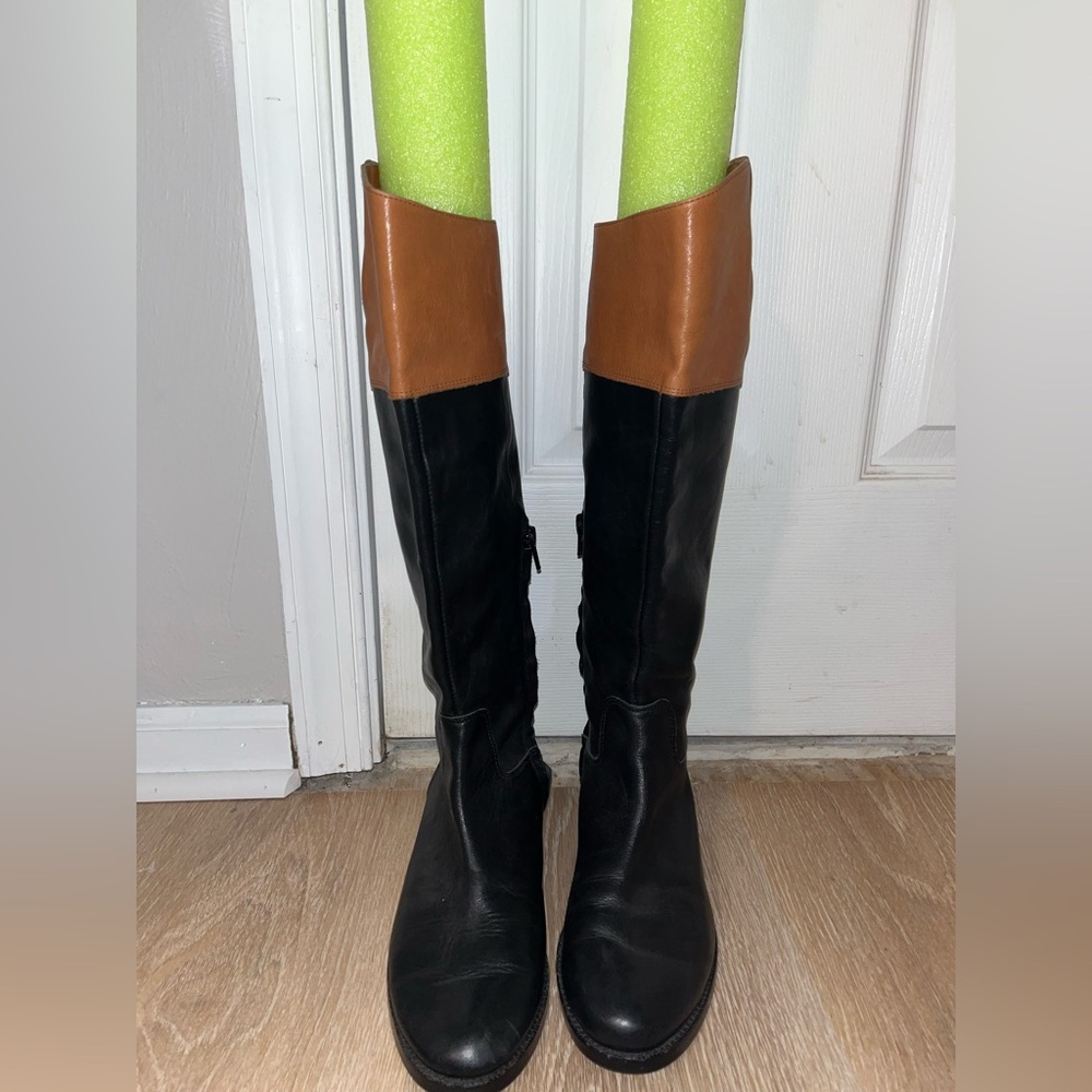 Ralph Lauren Authentic Leather Riding Boots. Size 7.5